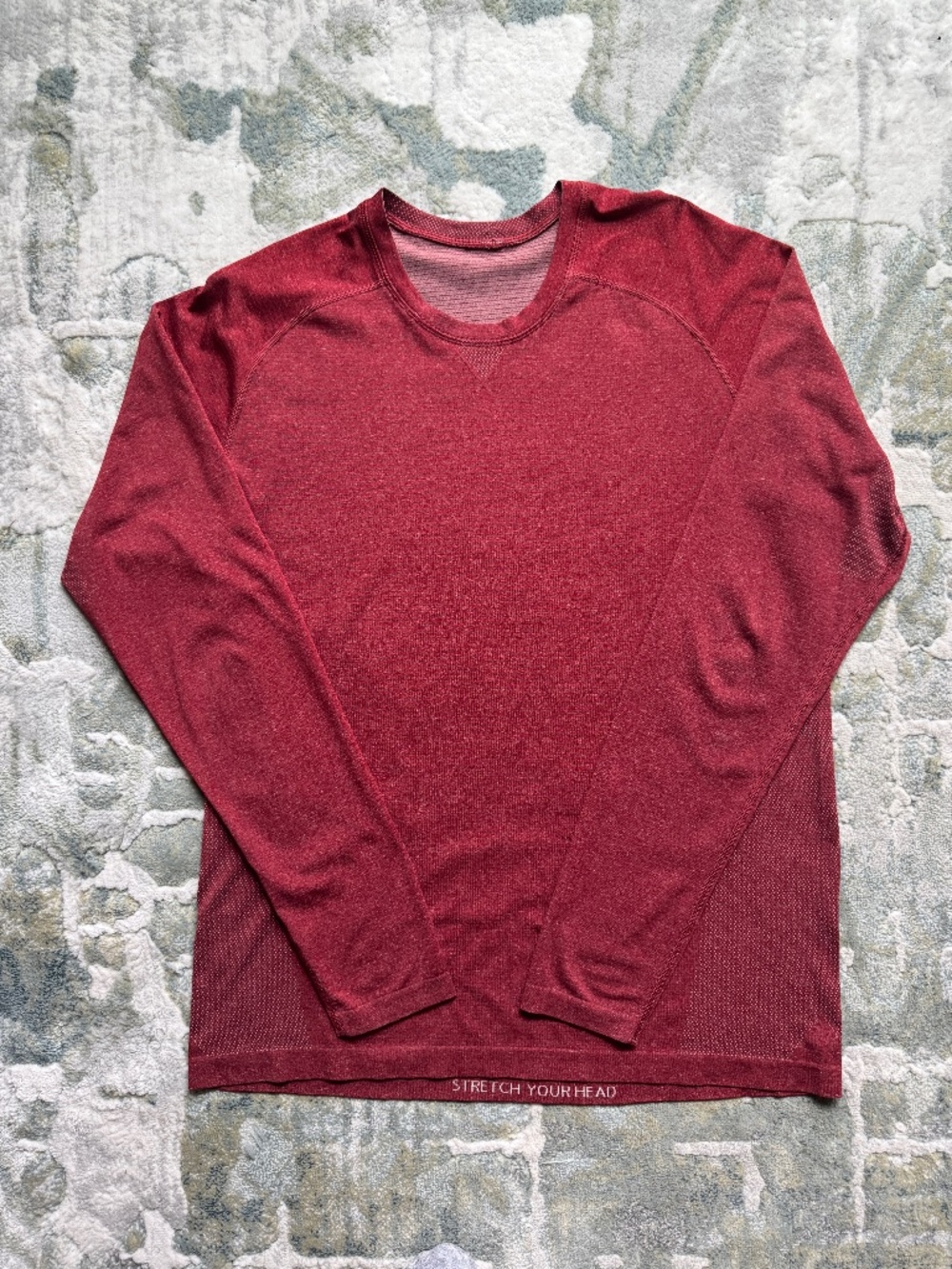 Lululemon Metal Vent Tech Long Sleeve athletic shirt; Size L